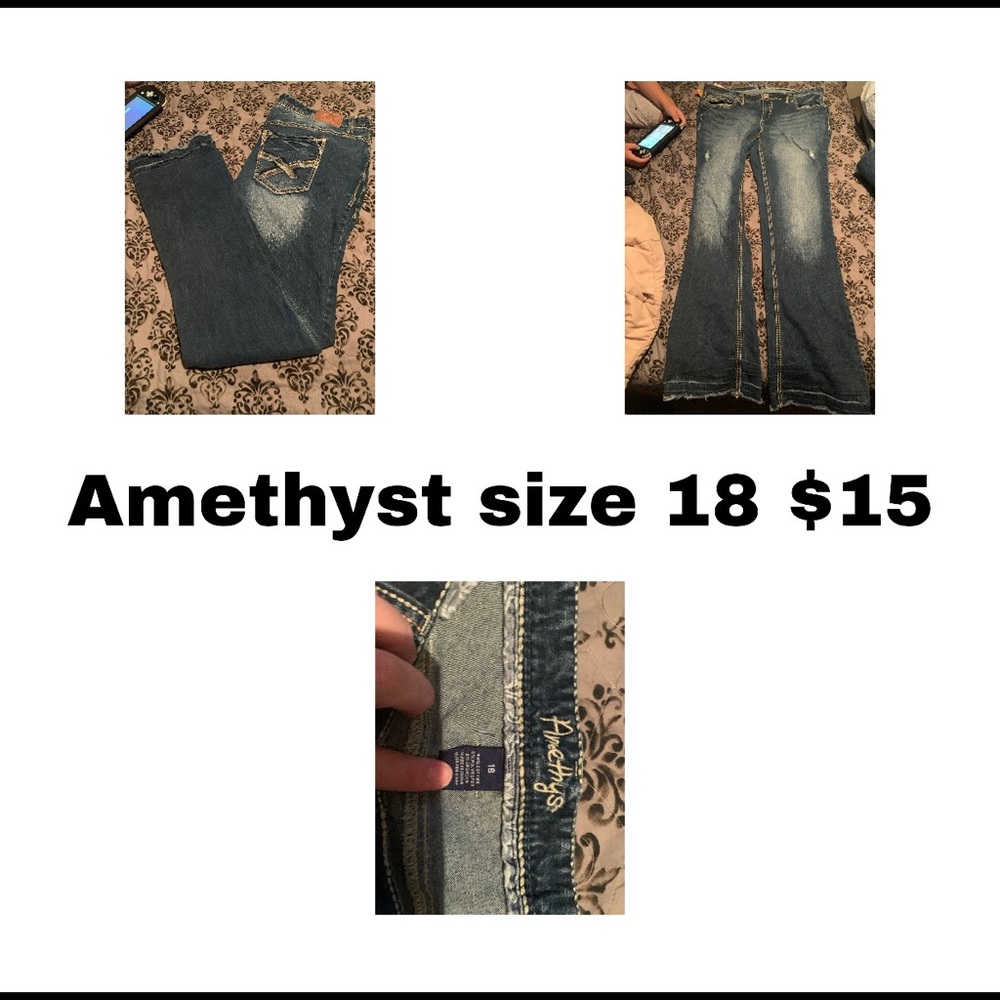 Amethyst size 18 $15